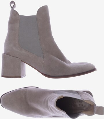 Zign Dress Boots in 38 in Grey: front