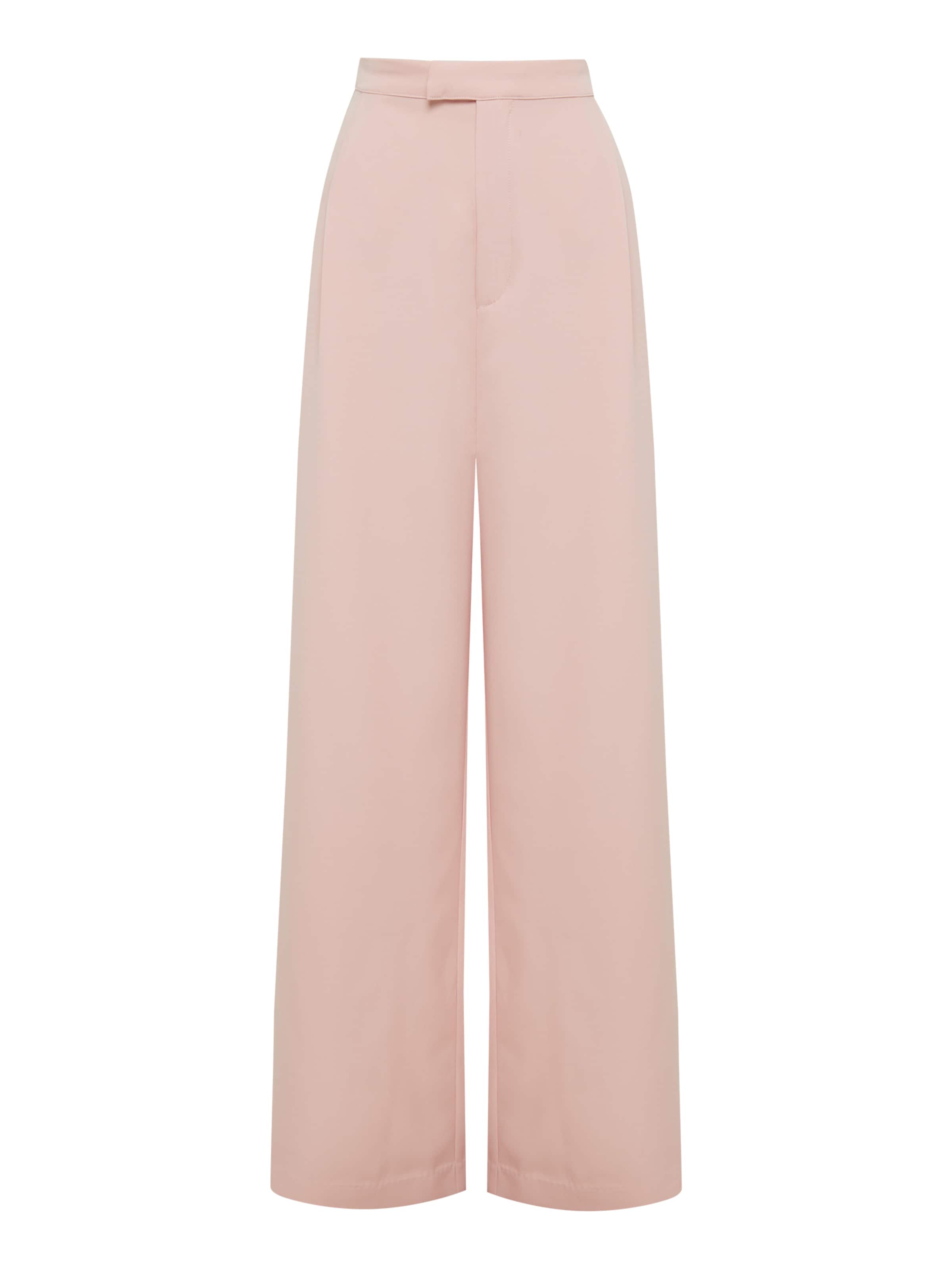 BWLDR Široke hlačnice Hlače 'IMPERIA PANT' | roza barva: sprednja stran