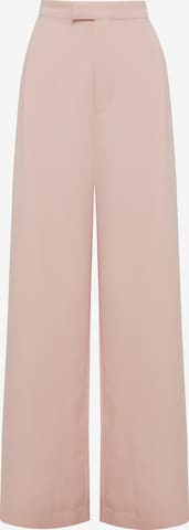 BWLDR Wide leg Broek in Roze: voorkant