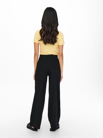 ONLY Wide leg Trousers 'Nella' in Black