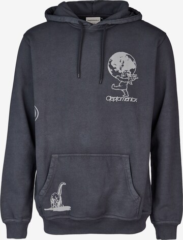 Cleptomanicx Sweatshirt 'Mystery' in Grey: front