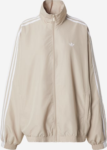 ADIDAS ORIGINALS Prechodná bunda 'Firebird Adilenium' - Béžová: predná strana