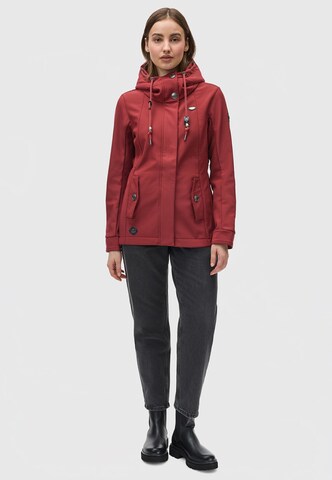 Veste fonctionnelle 'Monadde' Ragwear en rouge : devant