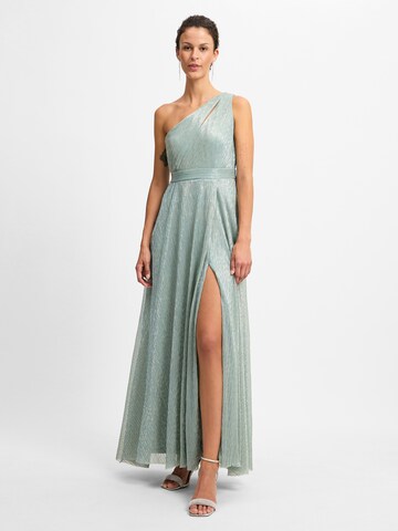 Robe de soirée Marie Lund en vert : devant