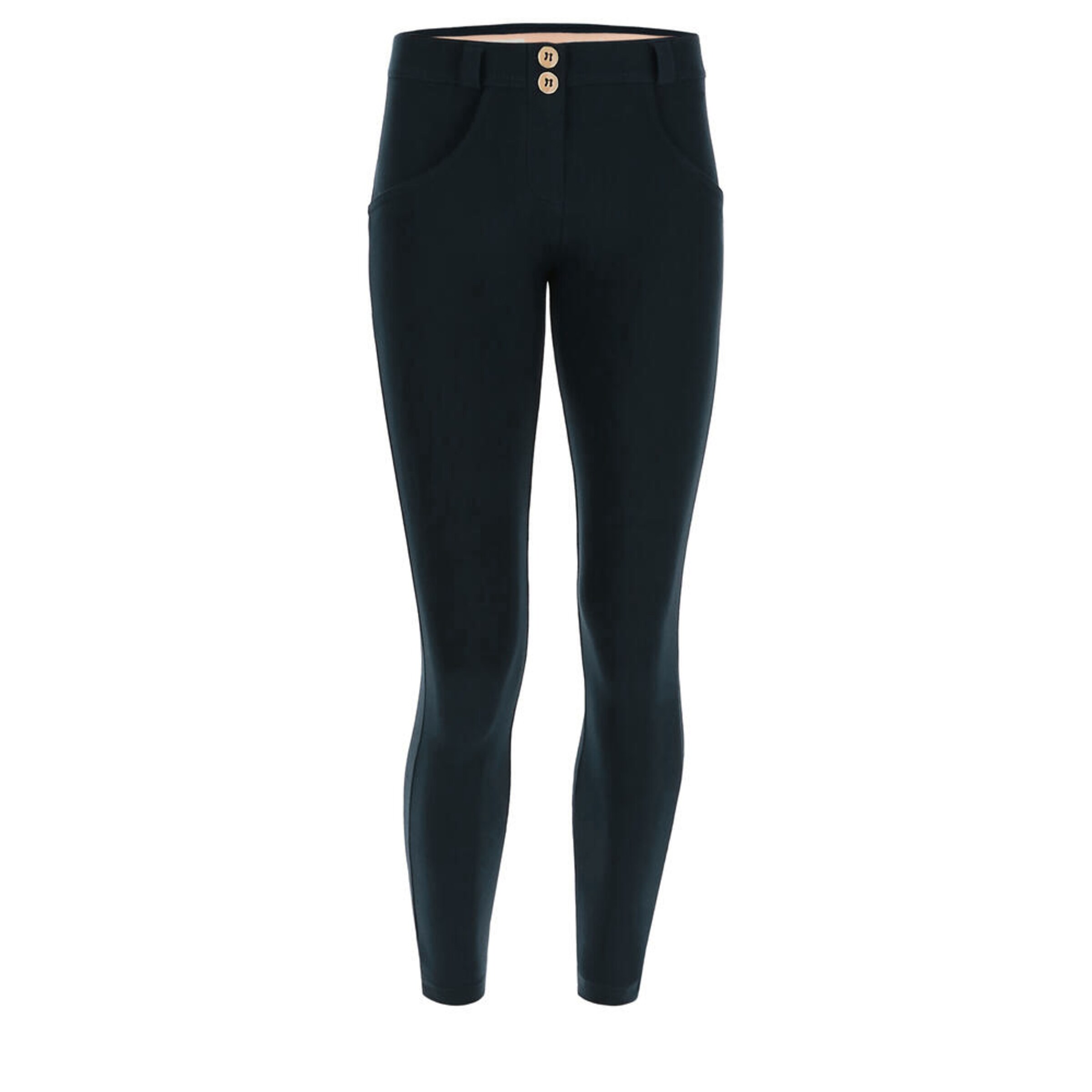 Freddy Skinny Leggings in Schwarz: Vorderseite