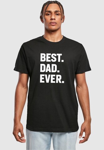 T-Shirt 'Fathers Day - Best Dad Ever' Merchcode en noir : devant