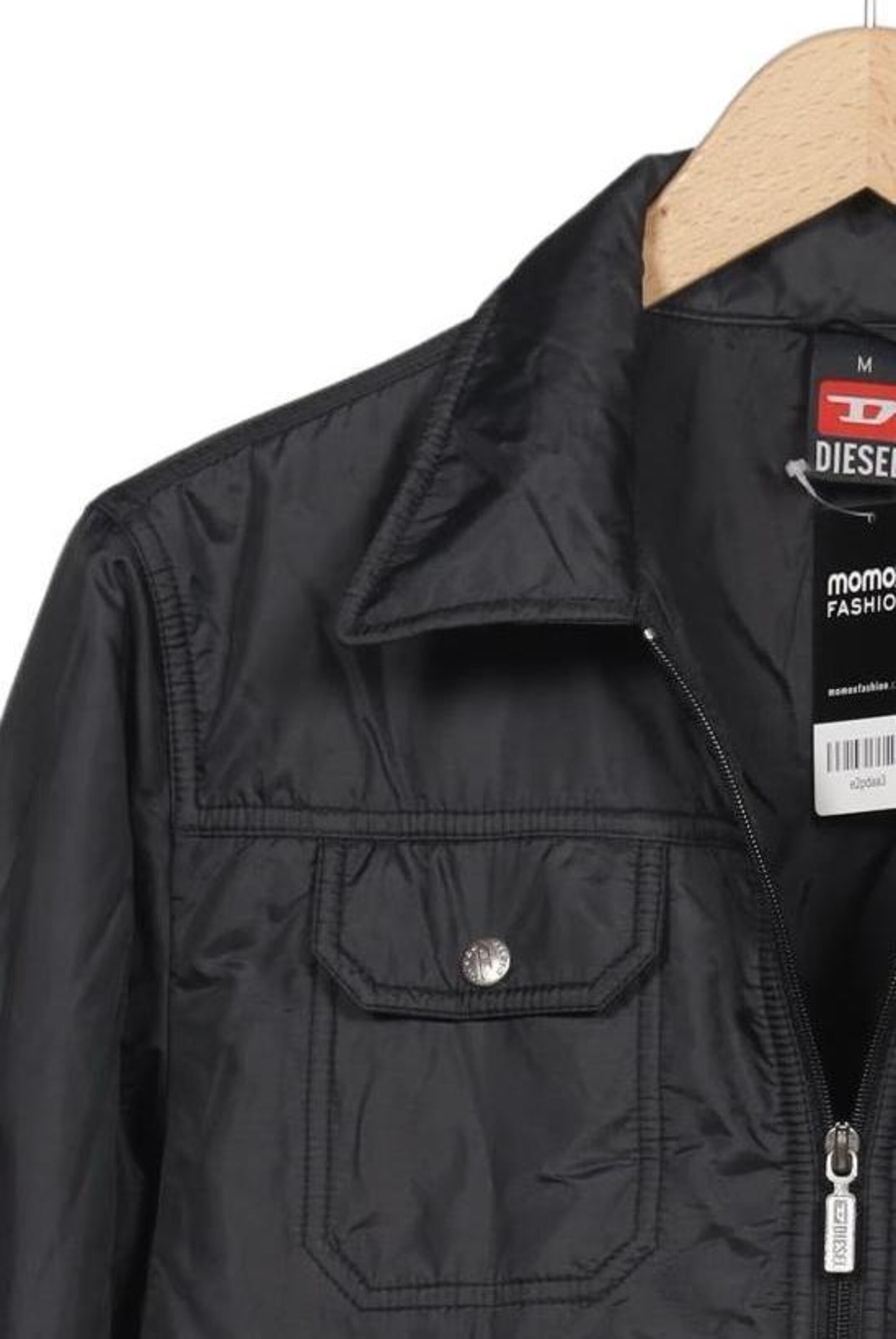 DIESEL Jacket & Coat in M in Black