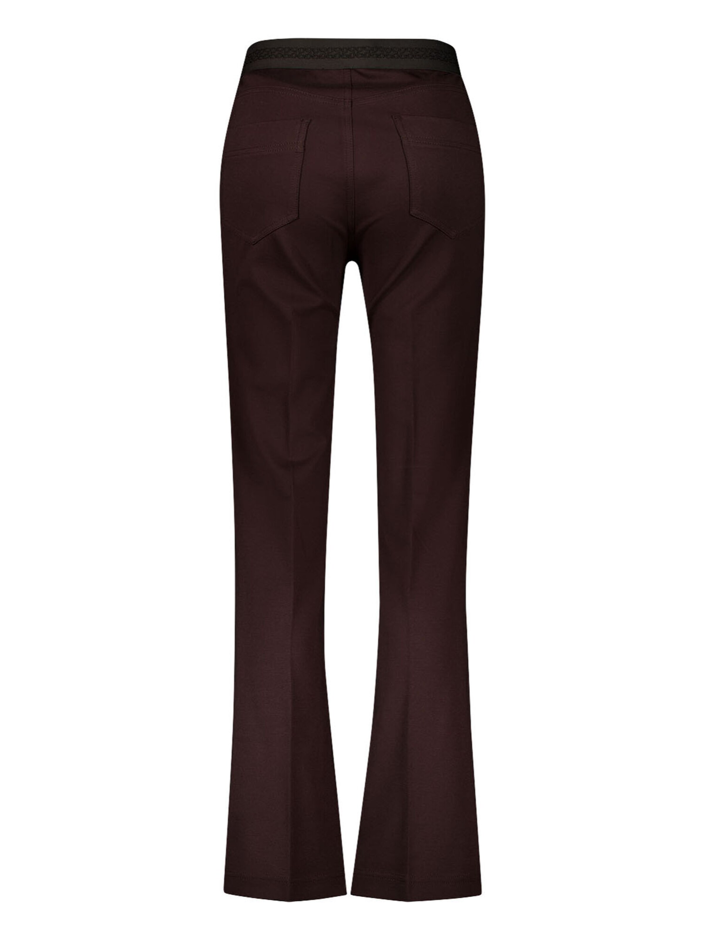 Gardeur Flared Trousers 'Zilla' in Brown