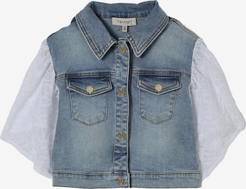 Twin Set Tussenjas in Blauw: voorkant