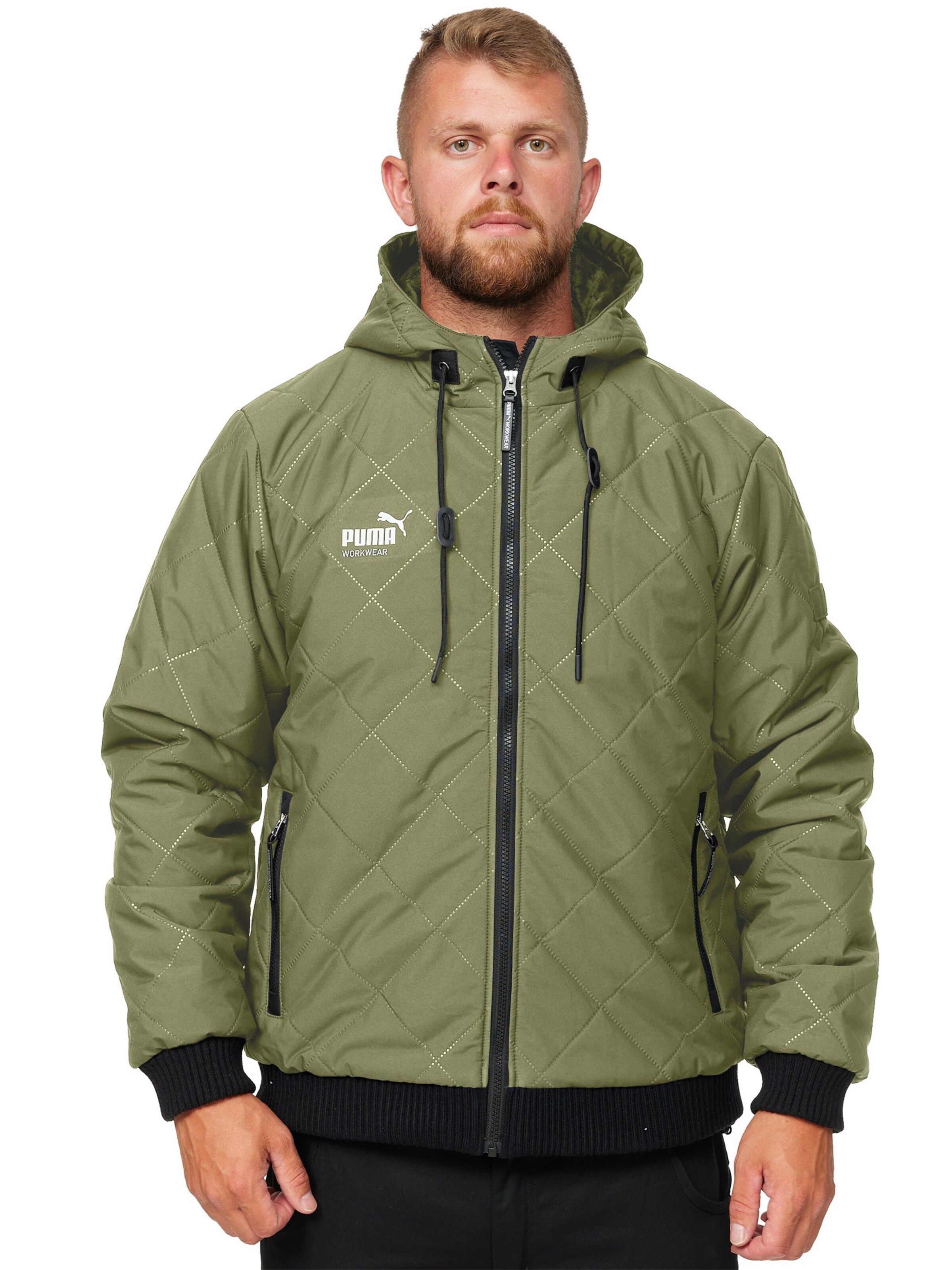 PUMA Workwear Winter Jacket in Green