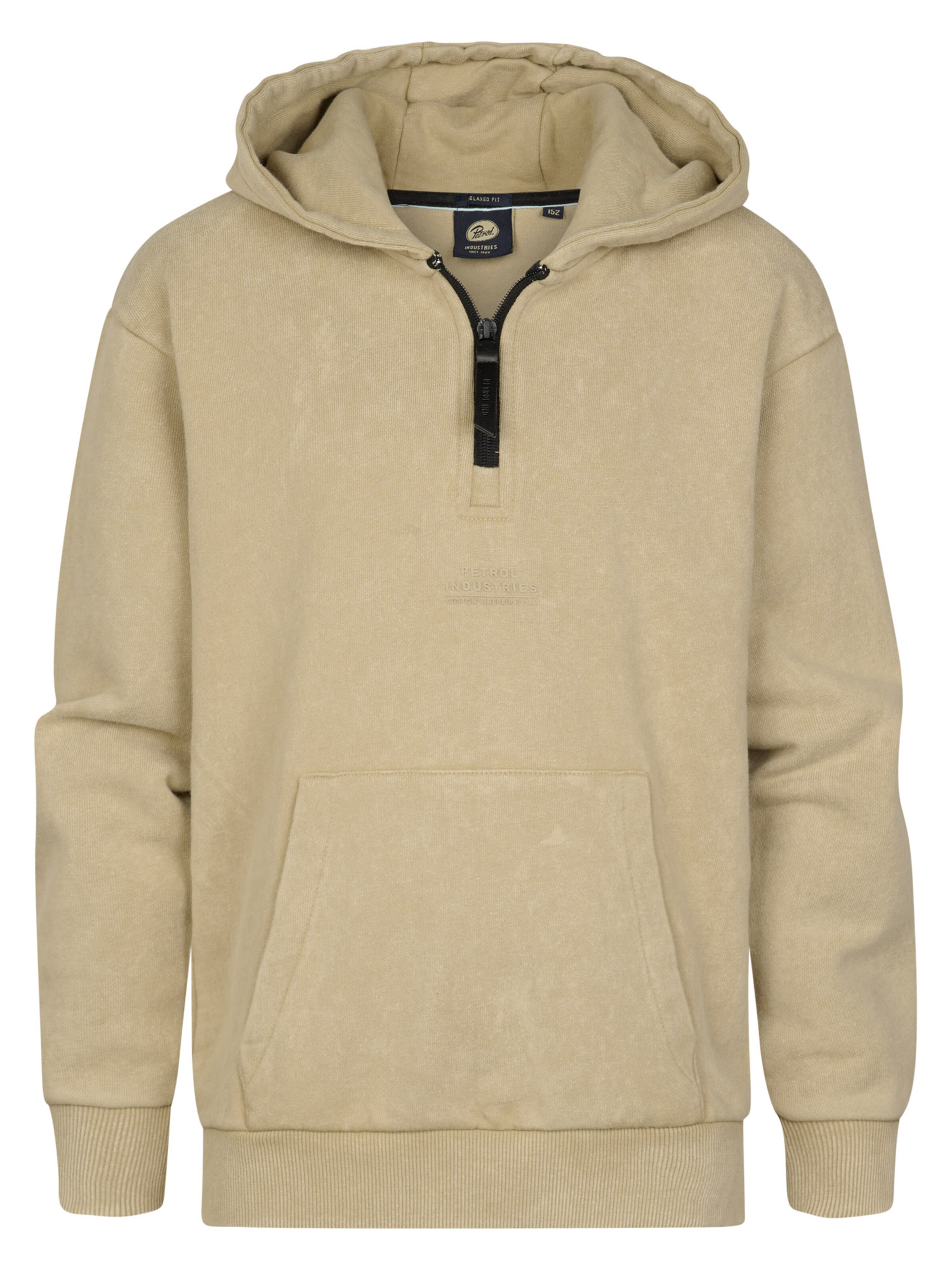 Petrol Industries Sweatshirt 'Punta' in Beige: front