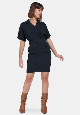 Jimmy Sanders Shirt Dress in Black