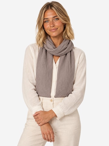 Seasons of April Scarf ' NEA' in Brown