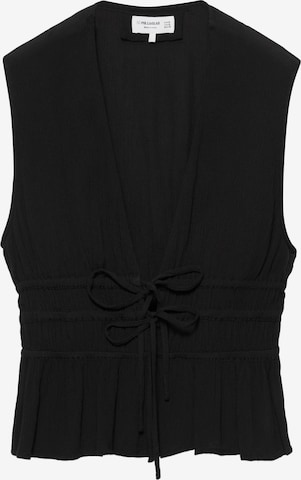 Pull&Bear Blúzka - Čierna: predná strana