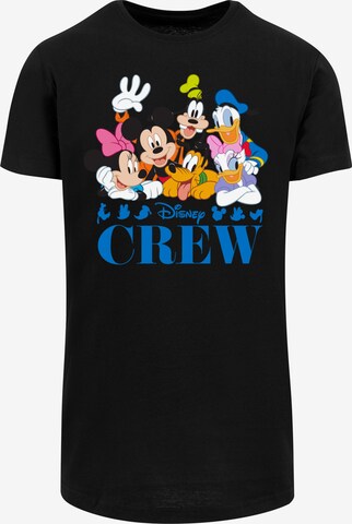 T-Shirt 'Disney Mickey Mouse Disney Friends' F4NT4STIC en noir : devant