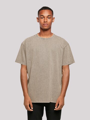 F4NT4STIC Shirt 'Drache' in Beige: Vorderseite