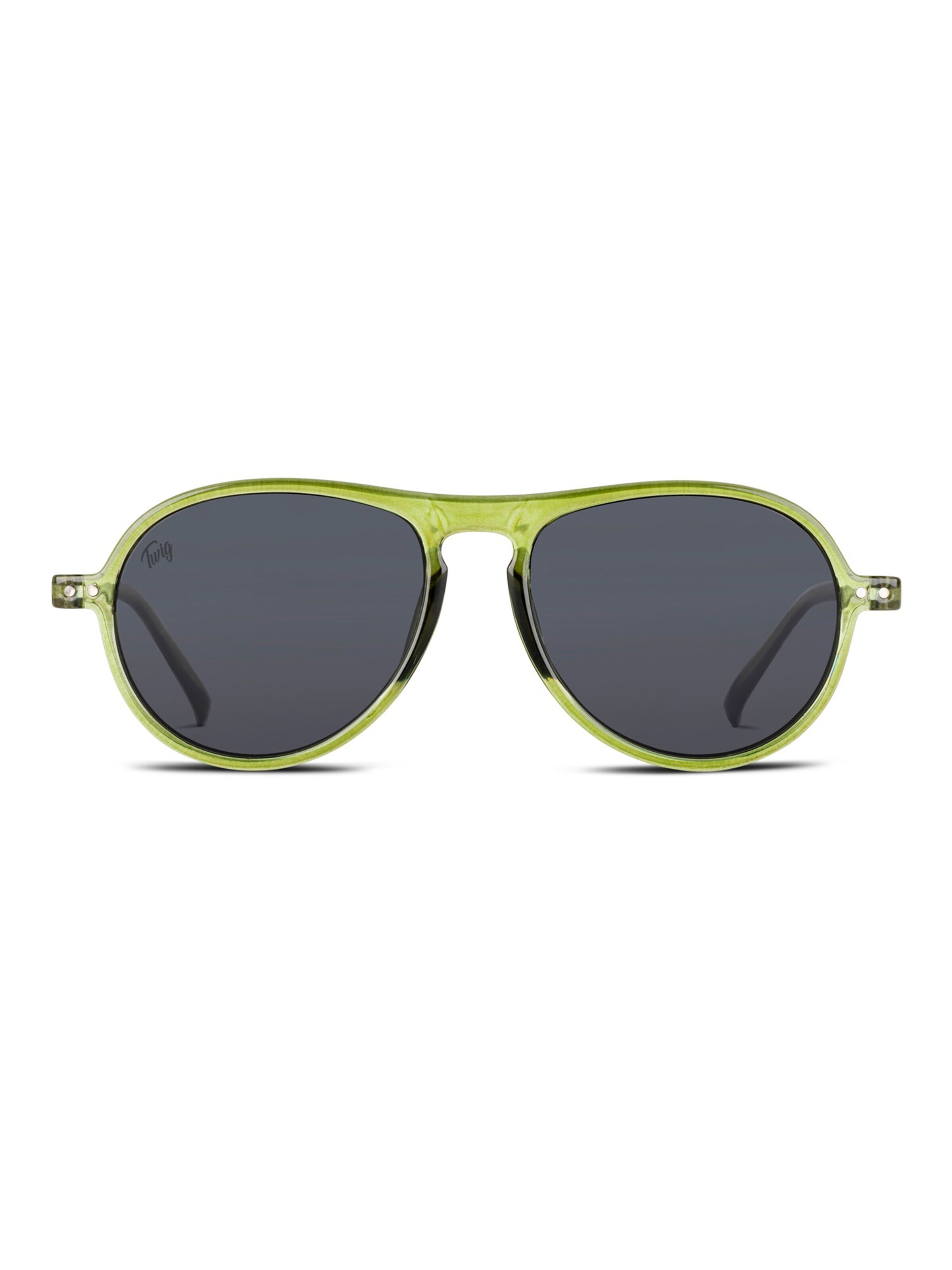 TWIG Concept Milano Okulary przeciwsłoneczne 'Thiele Sun' w kolorze zielony: przód
