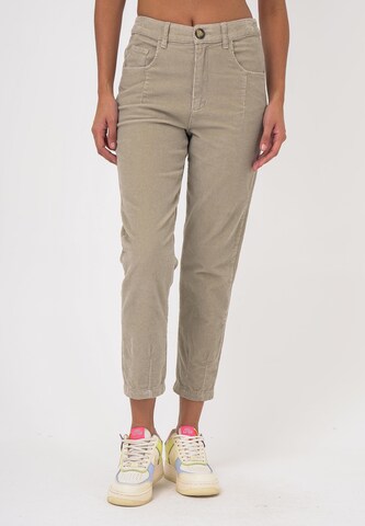 FRESHLIONS Regular Trousers 'Yasmilda' in Grey: front