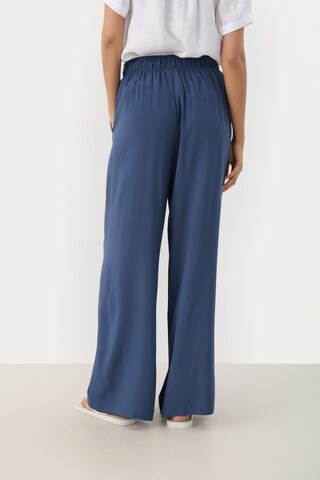 Part Two Wide leg Broek 'Alfies' in Blauw