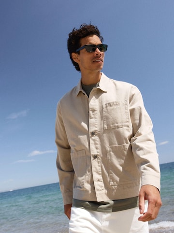 BLEND Regular Jeansshorts in Beige