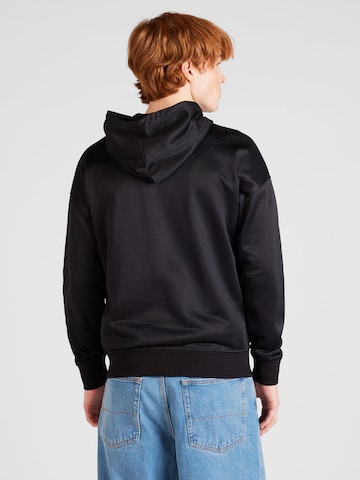 DIESEL Zip-Up Hoodie 'ROBY' in Black