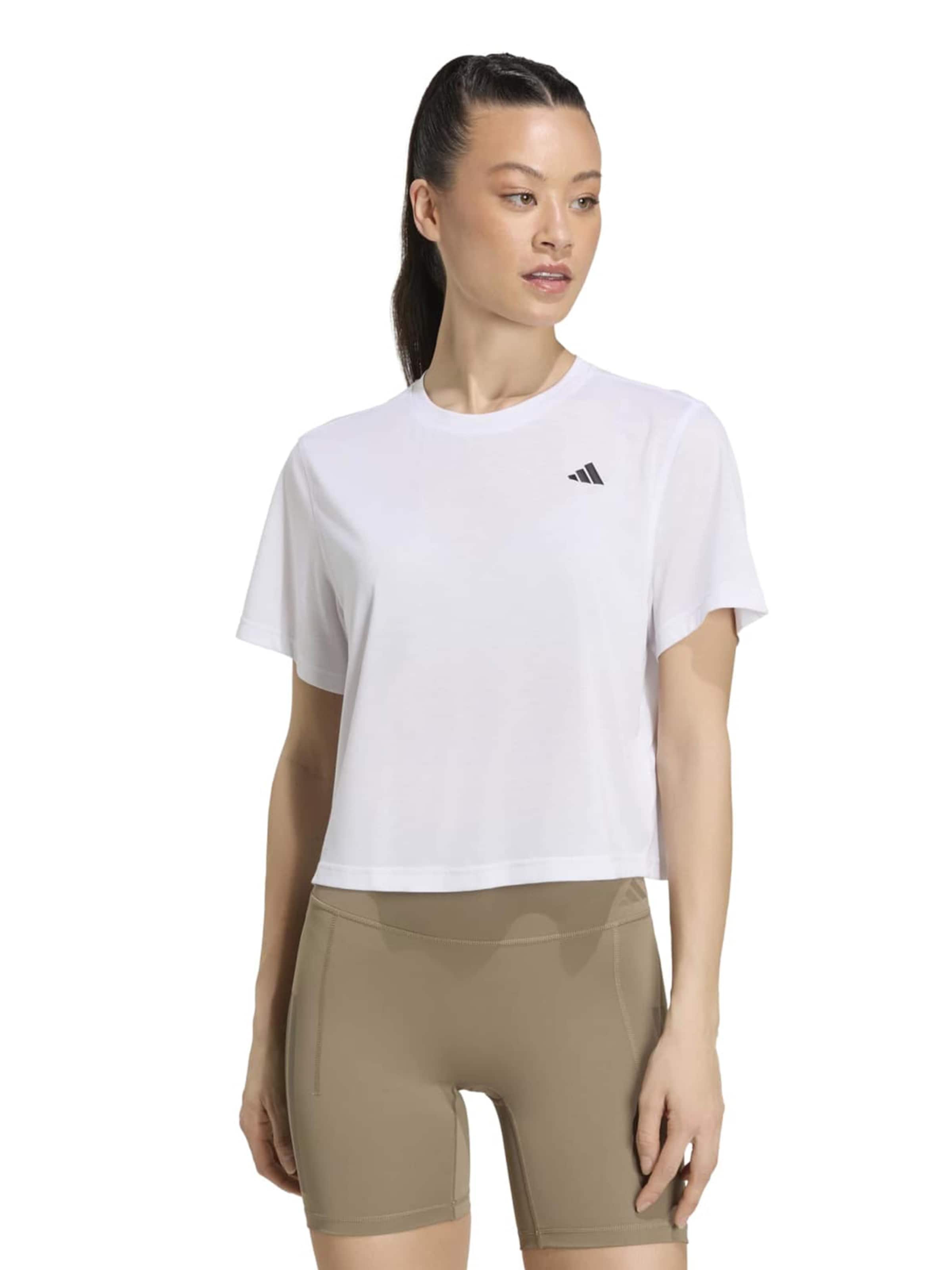 T-shirt fonctionnel 'PWR ESS' ADIDAS PERFORMANCE en blanc