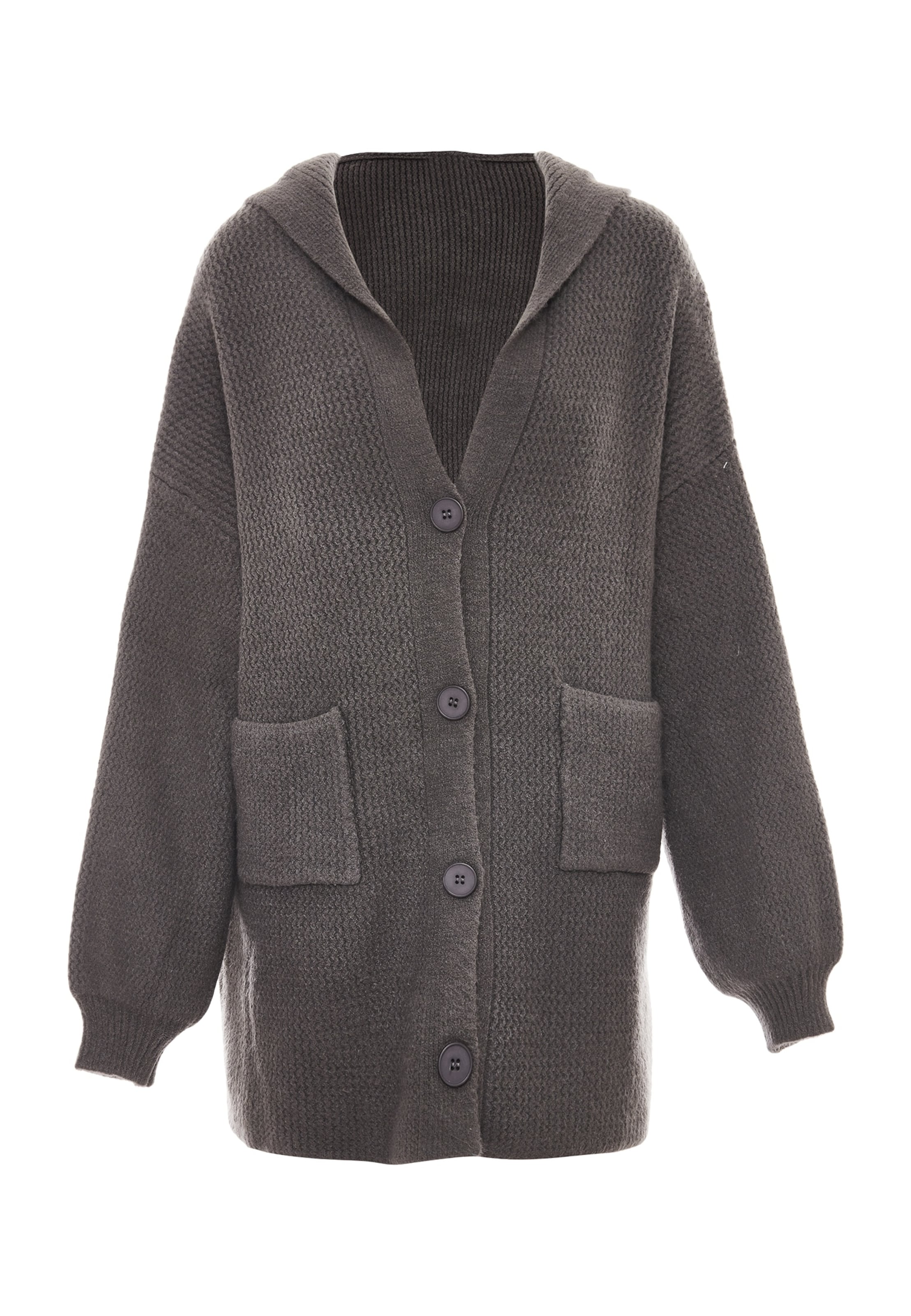 Tanuna - Casaco de malha em cinzento: frente