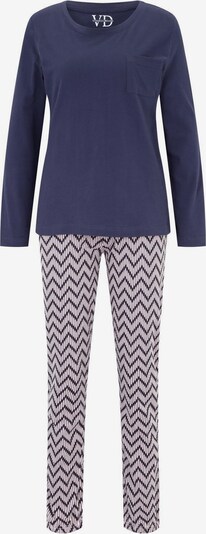 VIVANCE Pyjama 'Dreams' en bleu foncé, Vue avec produit