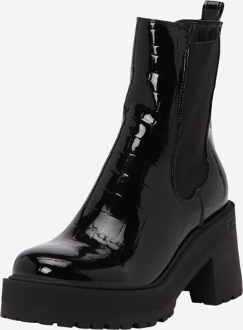 Bottines 'LUCAH' GUESS en noir : devant