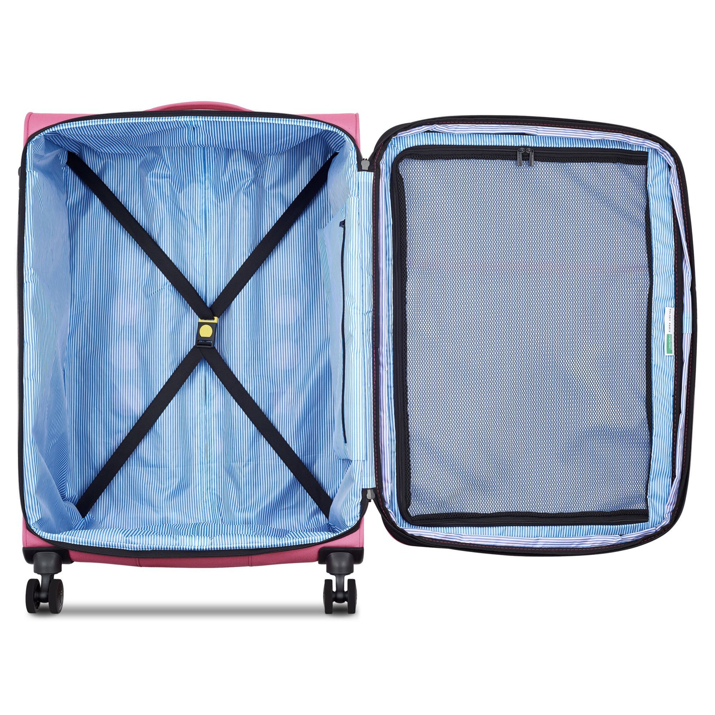 Delsey Paris Trolley 'x United Colors of Benetton BE' in Roze
