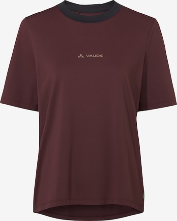 VAUDE Funktionsshirt 'Loamer' in Rot: Vorderseite