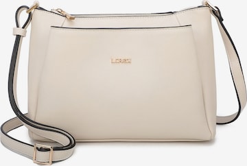 L.CREDI Umhängetasche 'Polly' in Beige: Vorderseite