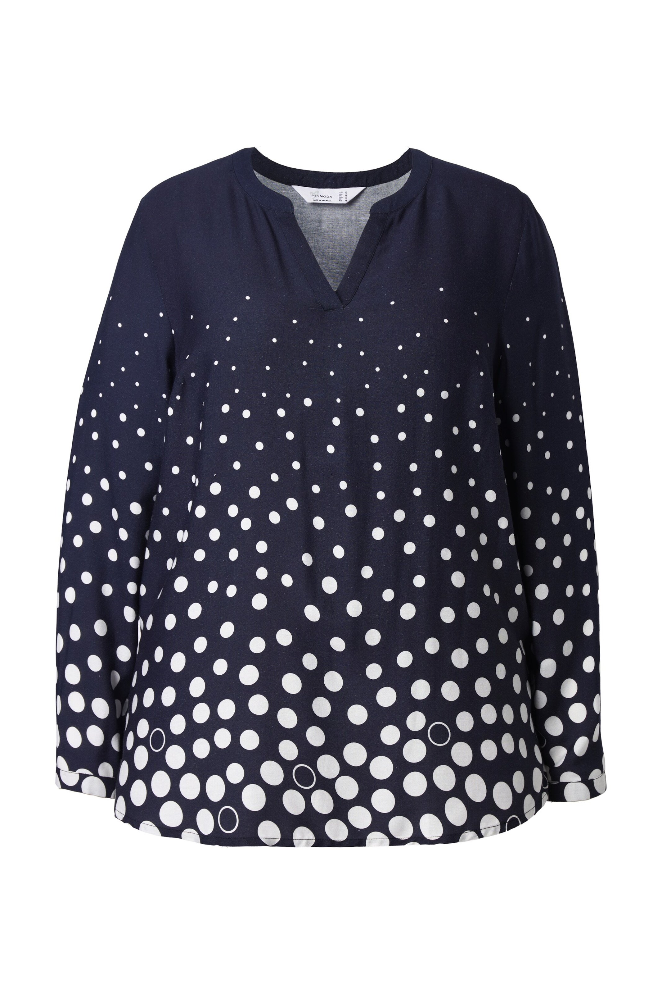 MIAMODA Blouse in Blue: front