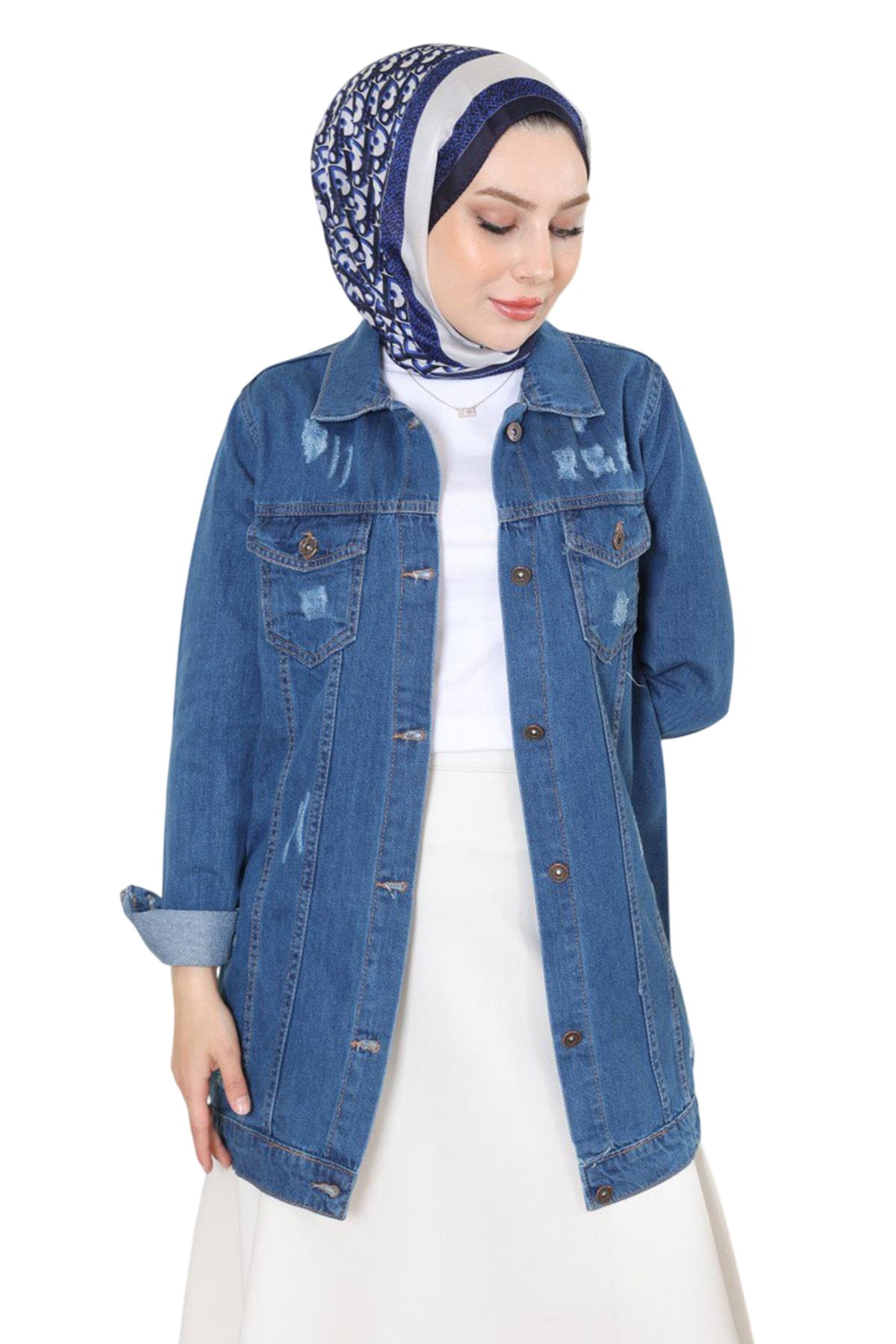 MODAMIHRAM Jacke in Blau