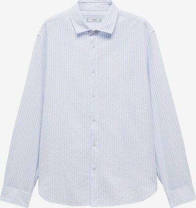MANGO MAN Koszula 'ROUX' w kolorze jasnoniebieski / białym, Podgląd produktu