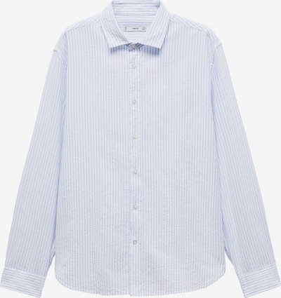 MANGO MAN Overhemd 'ROUX' in de kleur Lichtblauw / Wit, Productweergave
