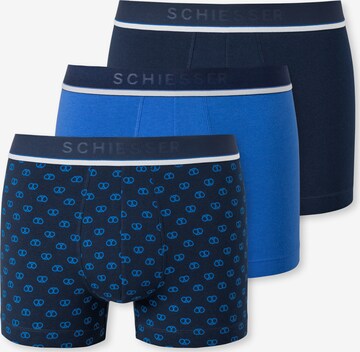 SCHIESSER 3-Pack Boxershorts ' 95/5 ' in Blau: predná strana