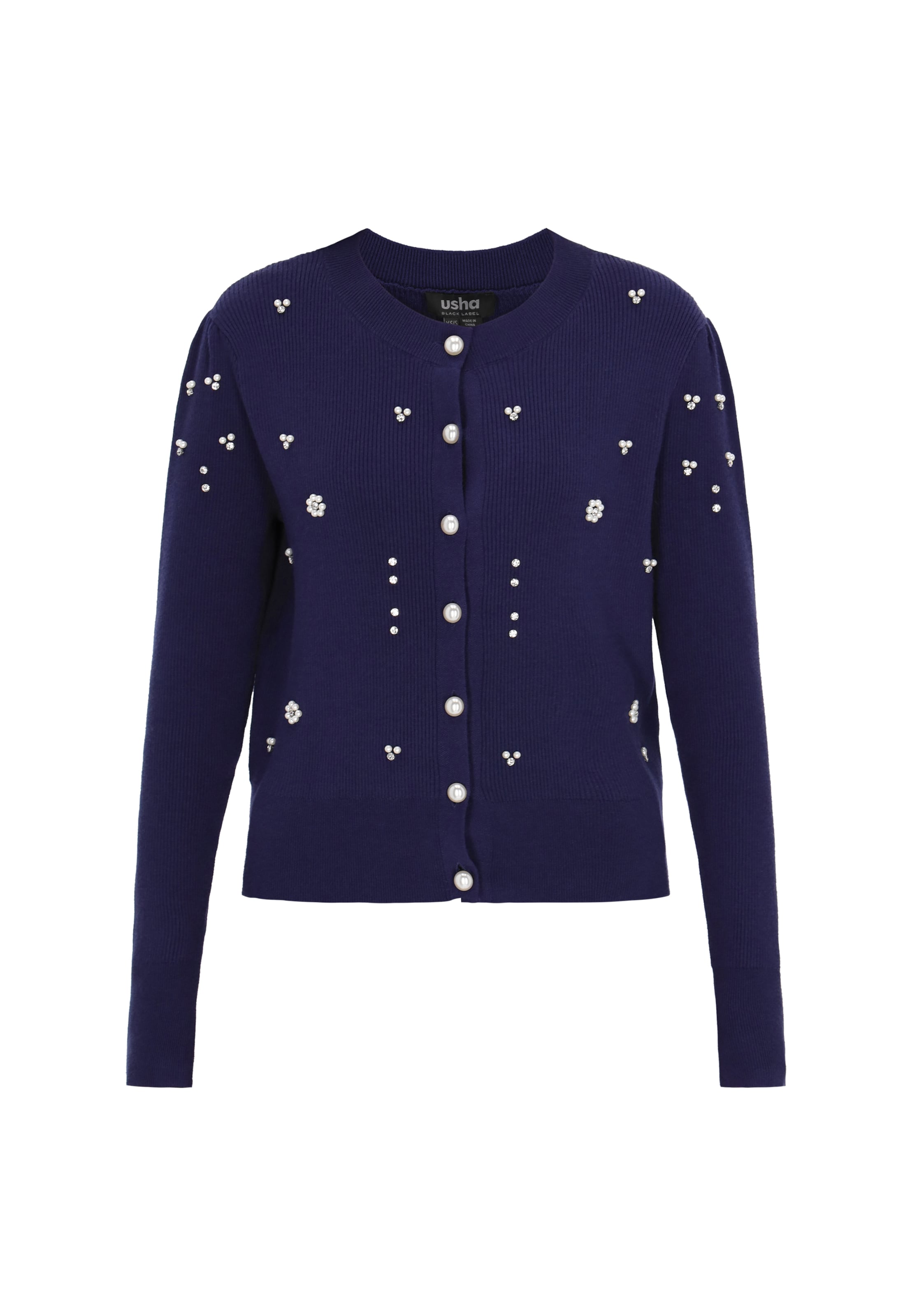 usha BLACK LABEL - Cárdigan en azul: frente