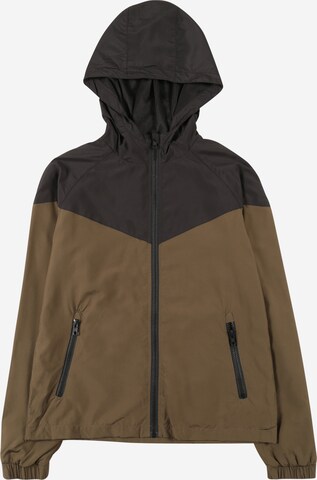 Veste mi-saison 'Windunner' Urban Classics en vert : devant