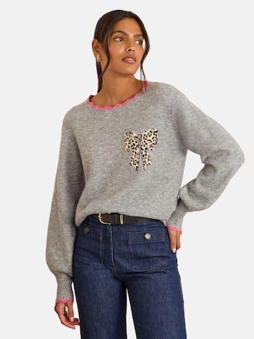 love & rosesPulover - siva boja: prednji dio