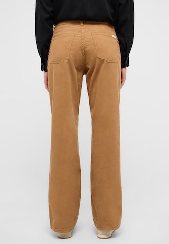 MUSTANG Loose fit Pants 'Madison' in Brown
