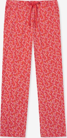SCHIESSER Pajama Pants ' Mix & Relax  ' in Red: front