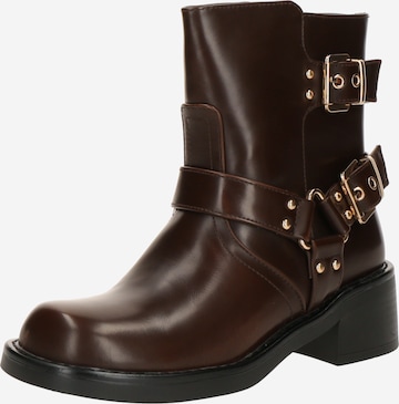 brūns Raid Klasiski zābaki 'MELIA': no priekšpuses