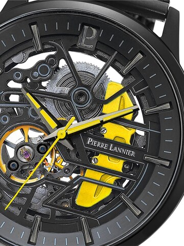 Pierre Lannier Analoog horloge 'Automatic watch Paddock' in Zwart