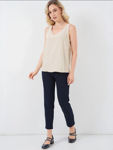 Bigdart Blusentop in Beige