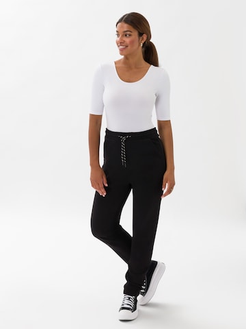 Les Lunes Tapered Sportbroek 'Frayaa' in Zwart