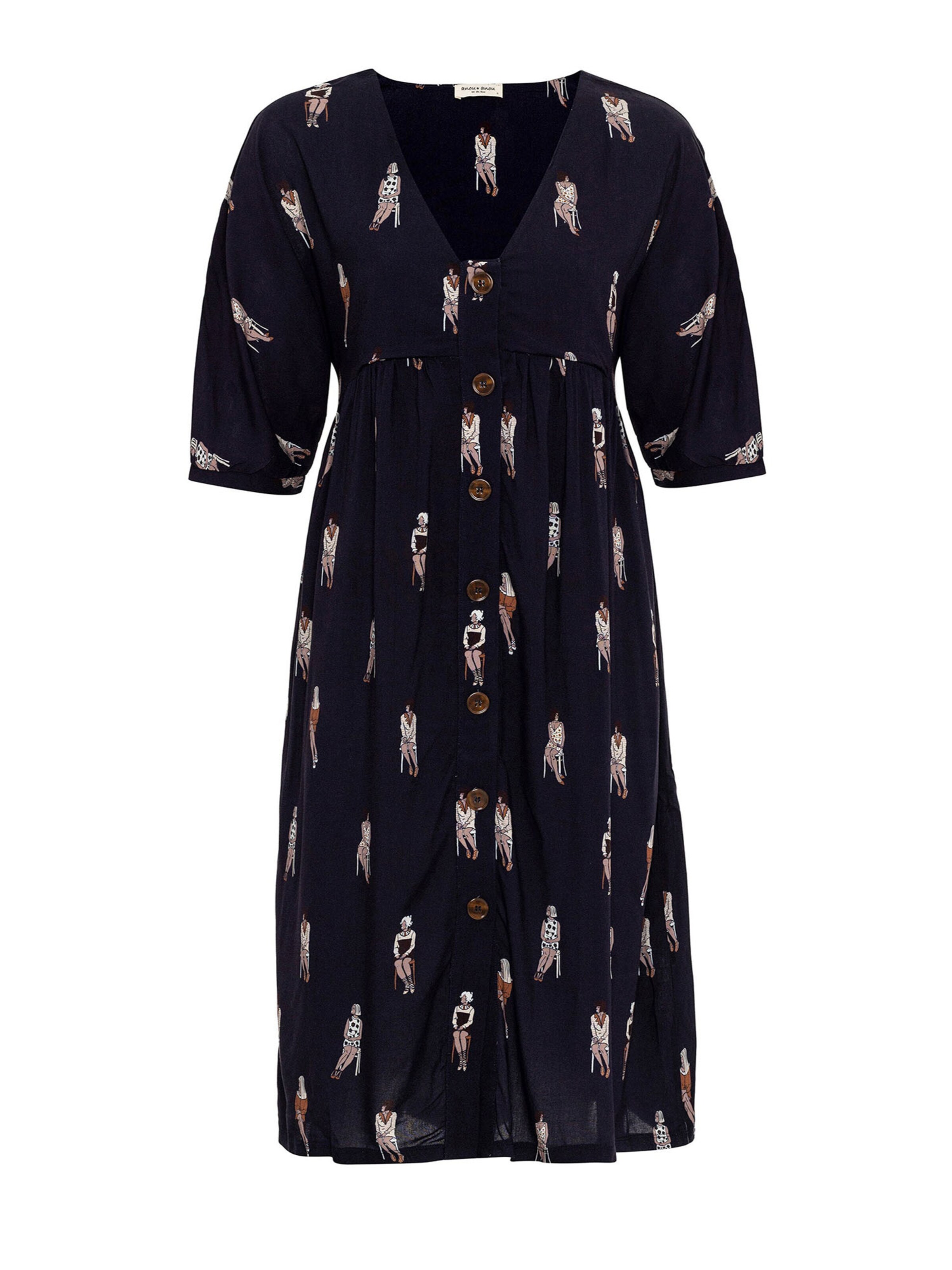 Anou Anou Kleid in Blau: Vorderseite