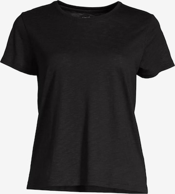 Casall Sporttop 'Soft Texture Tee' in Schwarz: Vorderseite