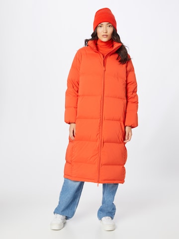 Calvin Klein Wintermantel in Oranje: voorkant