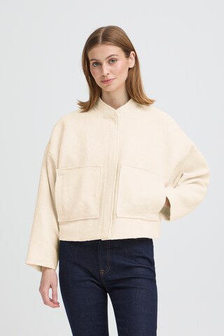 ICHI Jacke in Beige: Vorderseite